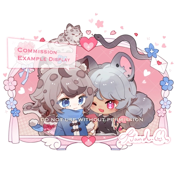 art w/ chi (chibi duo by Ssand)