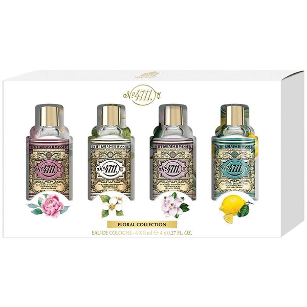 4711 Floral 4 Piece Mini Perfume Set