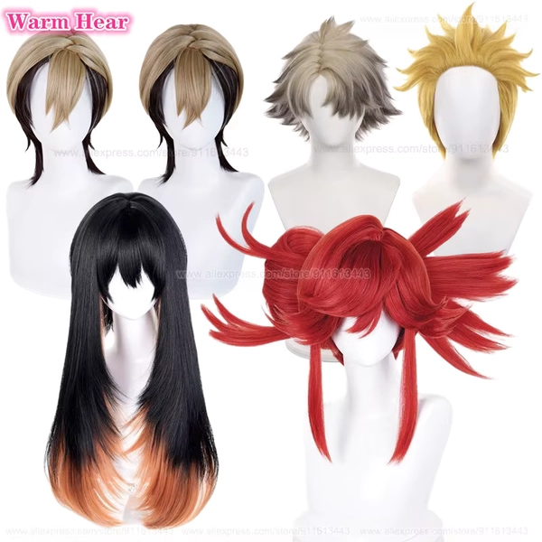 Hochwertiger Anime RUDO Zanka Amo Enji ‌   Li Glaze Cosplay Anime Perücken Hitzebeständige Kunsthaar Halloween Party Rollenspiel Perücken - AliExpress 200000532
