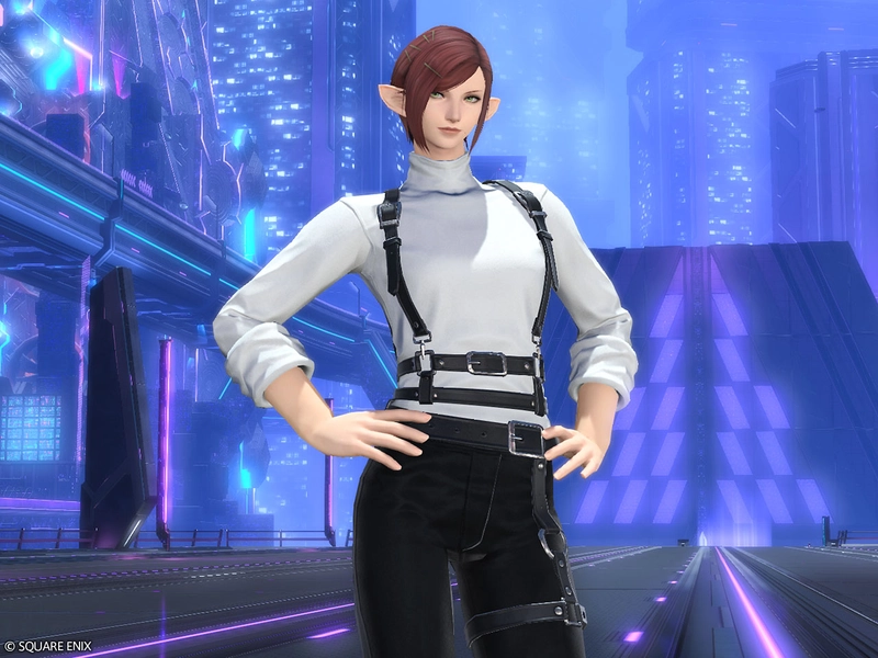 Belt-leather Attire (Cropped Slops) | FINAL FANTASY XIV Online Store