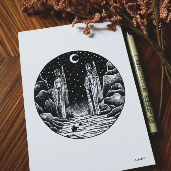 Signed Statues Print - Etsy UK