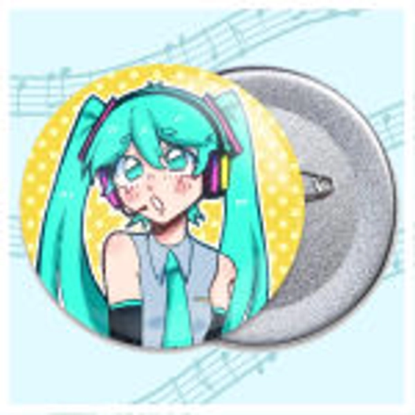 Hatsune Miku Button