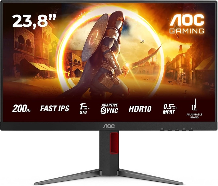 AOC G4 24G4HA - Full HD IPS Gaming Monitor - 200Hz - Ergonomisch - 24 inch