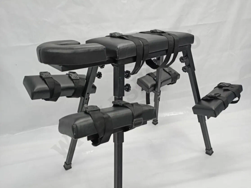 Spanking Portable Bench Flogging Restraint BDSM Furniture Bench BLACK Color