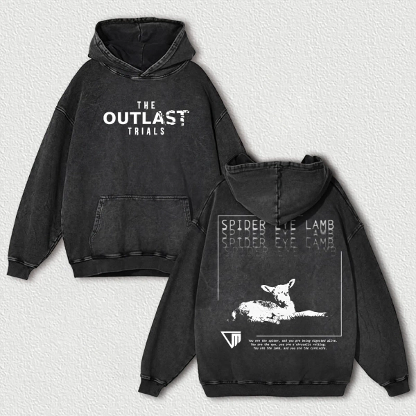 The Outlast Trials Printed Unisex Washed Hoodie