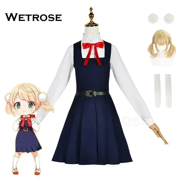 [Wetrose] Shukusei!!Loli Kami Requiem Shigure Ui Lori God Cosplay Costume Vtuber JK Girl Kid School Uniform Cute Kawaii Dress