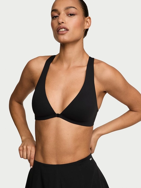 Brasier deportivo con cierre frontal, escote profundo y triangular VSX Elevate™