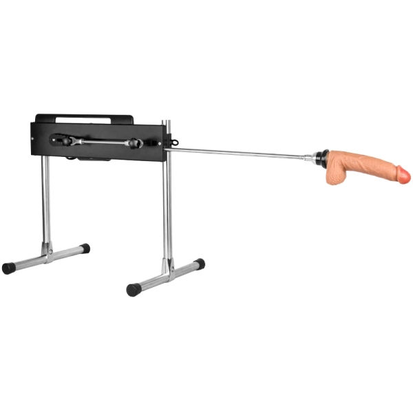 Drill Sergeant Sex Machine with Realistic Dildo - 8 Inch