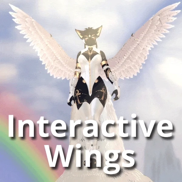 ✨New✨ Interactive wings V2 (Any avatar & VRCFury) by Val_Snow on Jinxxy
