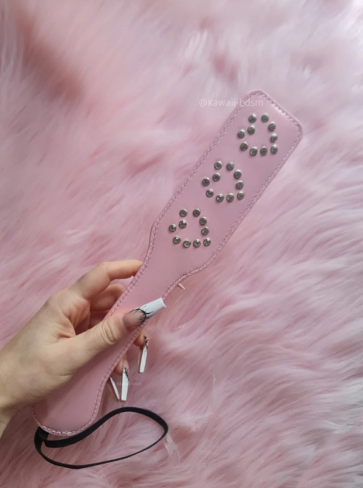 Pink heart paddle