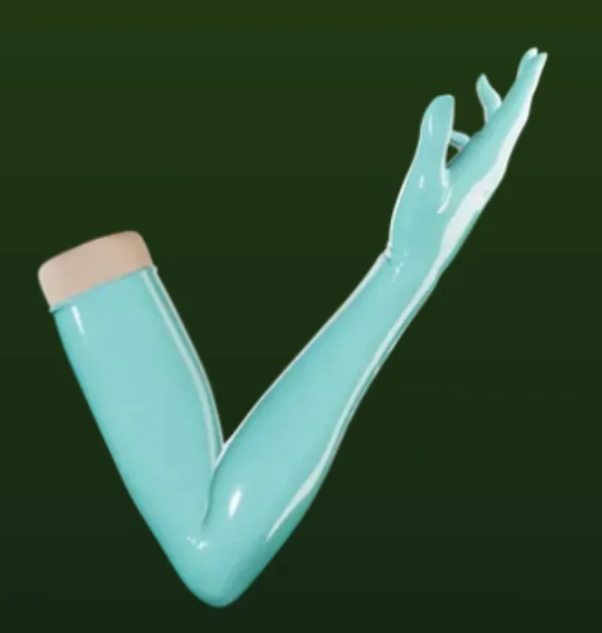 Blue Latex Gloves