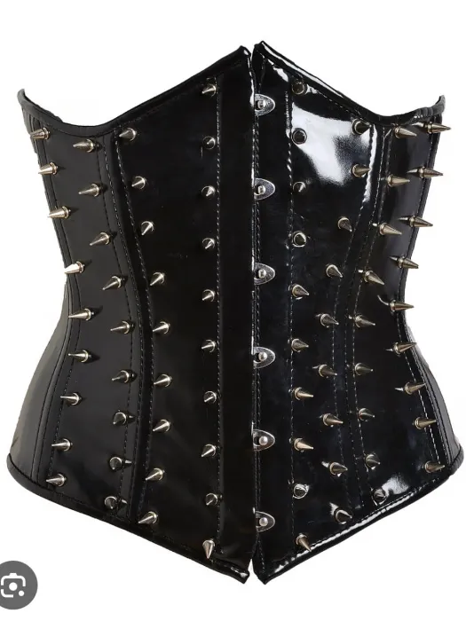 PVC Spiked Corset