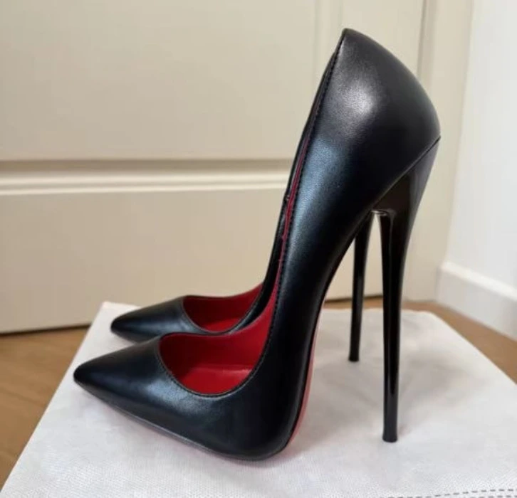 Leather Office Heels