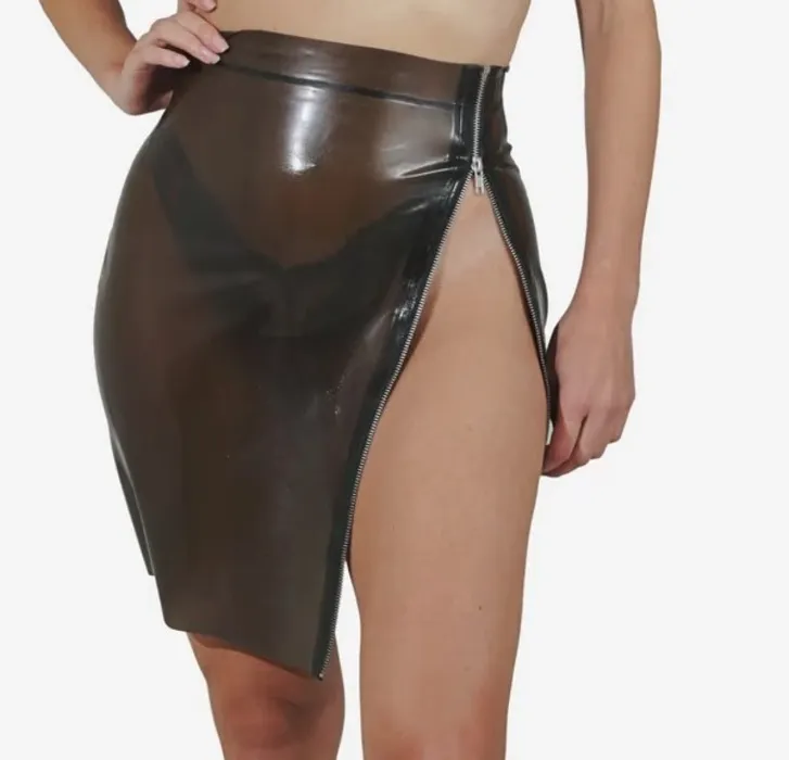 Latex skirt