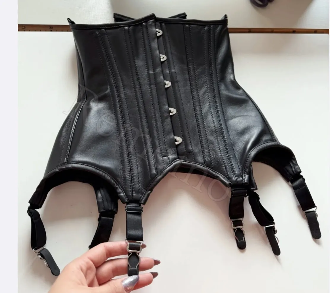 Leather corset