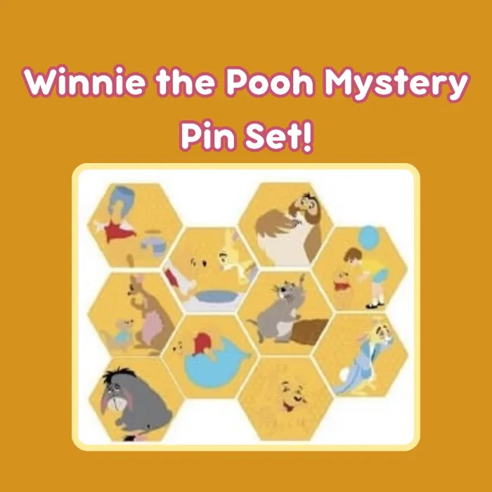Winnie the Pooh Mystery Pin Set!