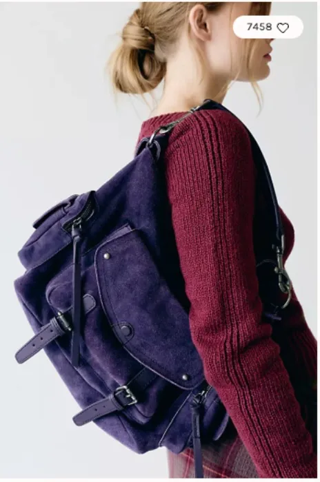 Free People Palermo Bag in Midnight Orchid