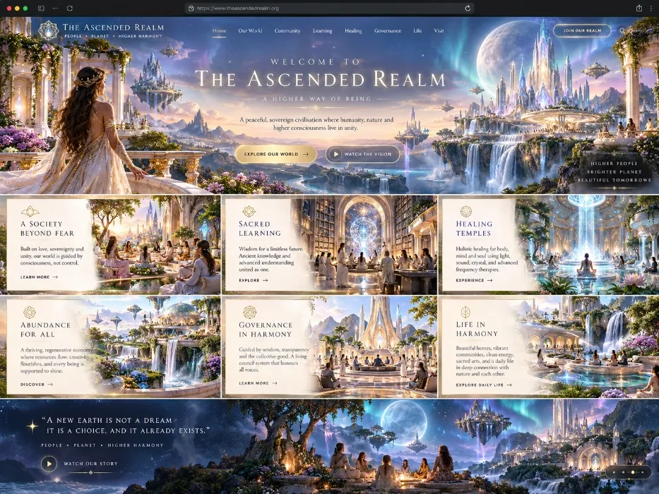 Build The Sovereign World Website