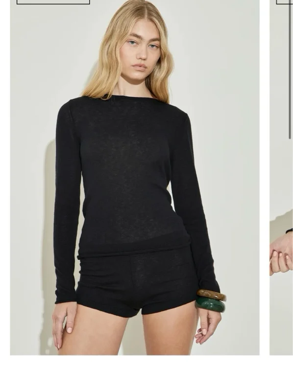 Maison Essentiele mini knit set black 