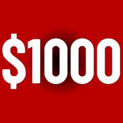 $1000