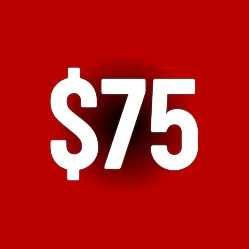 $75