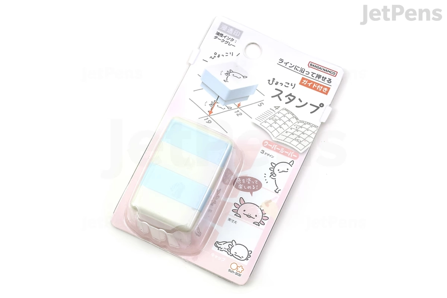 Sun-Star Pyokkori Stamp - Axolotl