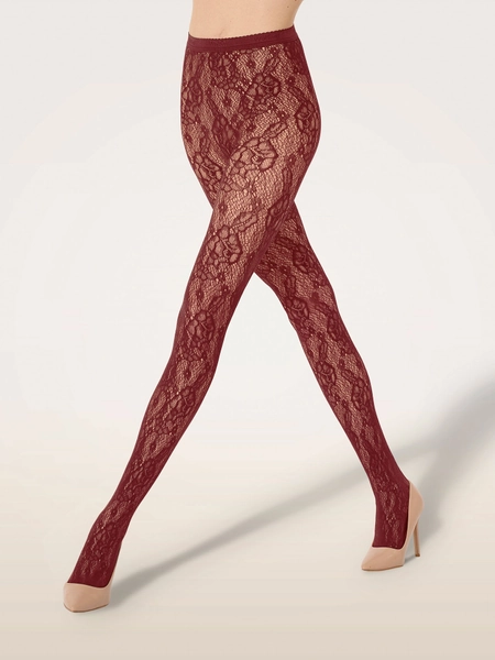 WOLFORD INFINITE ROSE NET TIGHTS