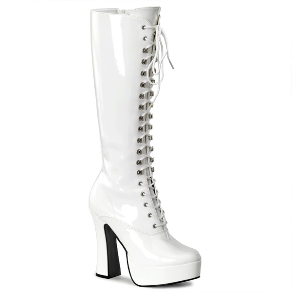 Pleaser ELECTRA-2020 - Patent White | Crazy-Heels