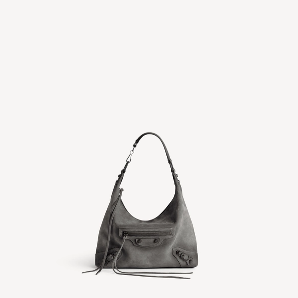 Women's Le City Hobo Bag Small in Storm Grey