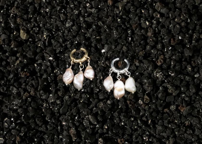 CHIME EAR CUFF — Plutonia Blue