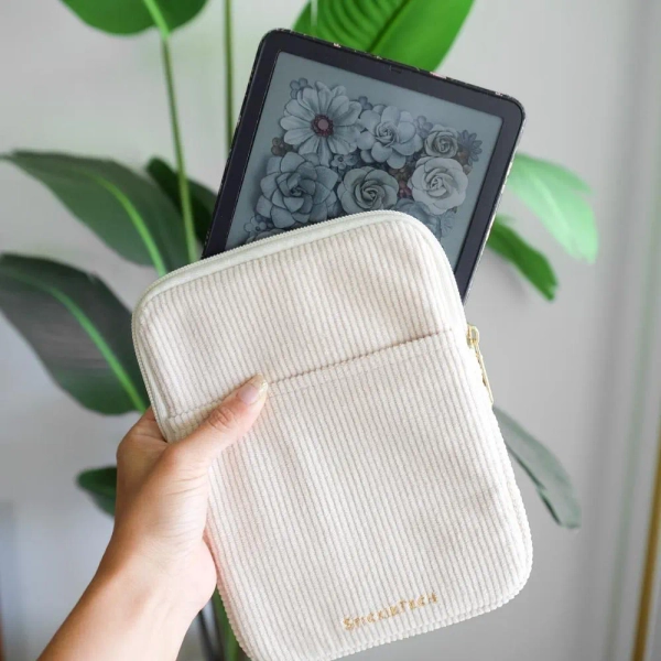 Oat Corduroy Kindle Sleeve | For Kindle Basic