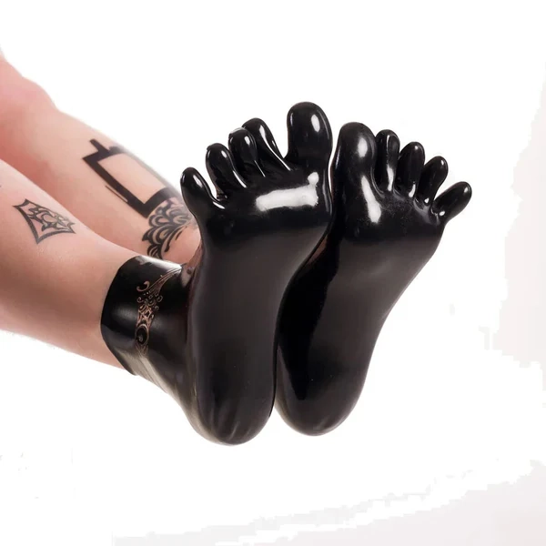 Black Latex Socks |I Hate this|