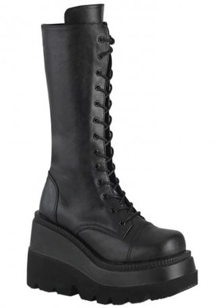 DemoniaCult Shaker 72 Gothic Wedge Boot