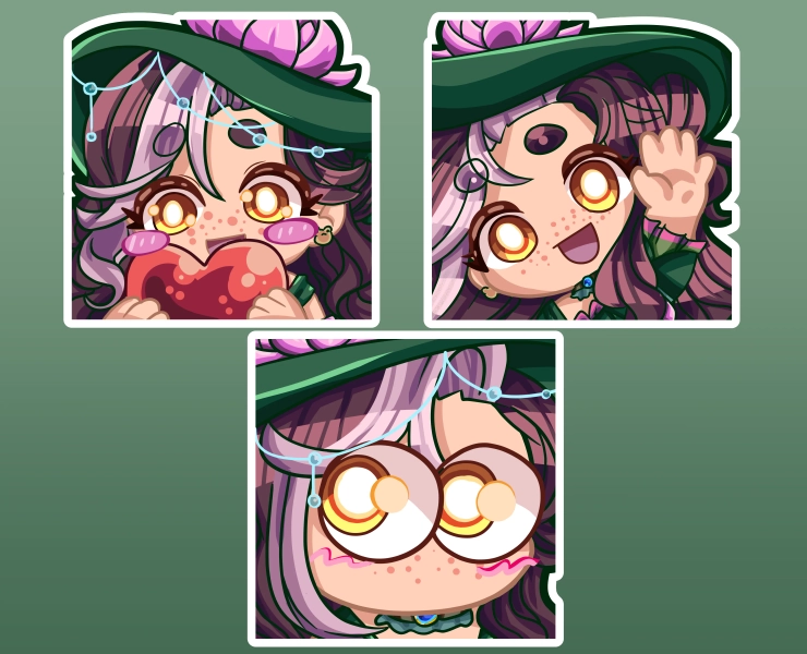 10 YCH Emotes by Rose (@roseylie)