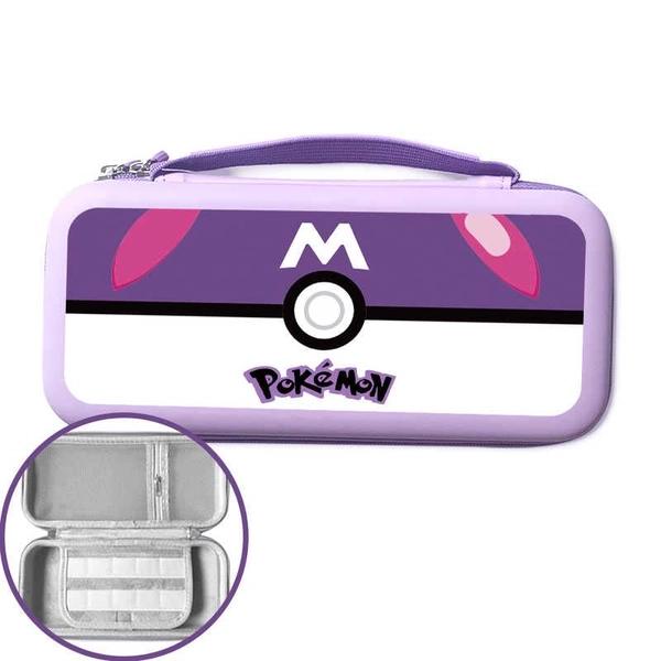 Pokeball Switch Carrying Bag Switch OLED Storage Case - Purple