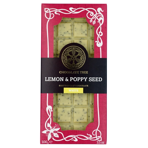 Lemon and Poppyseed Chocolate Bar