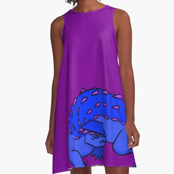 Shhhamosaurus Full Version A-Line Dress