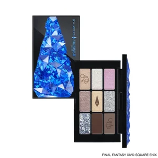 shu uemura x FINAL FANTASY XIV kupo! crystal eyeshadow palette