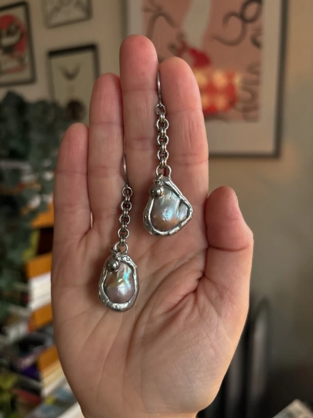 Baroque Pearl Earrings — MONIKA SZAMALEK