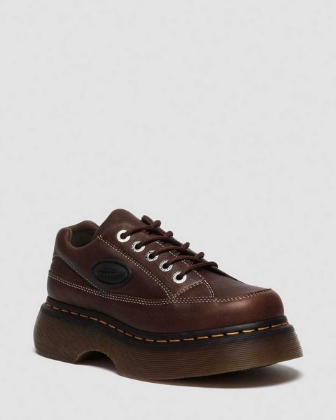 DR MARTENS Chaussures Buzz en cuir Grizzly à 5 œillets