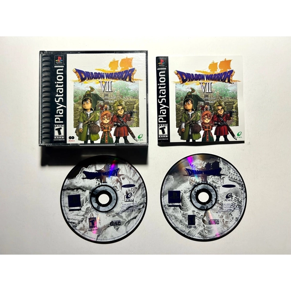 Dragon Warrior VII (PS1 PlayStation 1)works Complete CIB🔥Near mint!