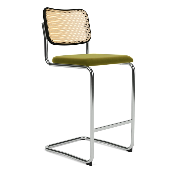 Cesca Stool With Upholstered Seat Pad – Design Within Reach