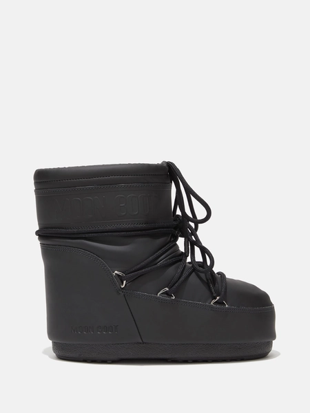 ICON LOW BLACK RUBBER BOOTS