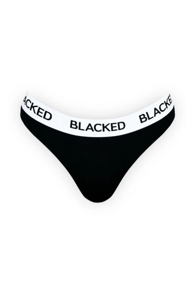 Blacked Thong Panty