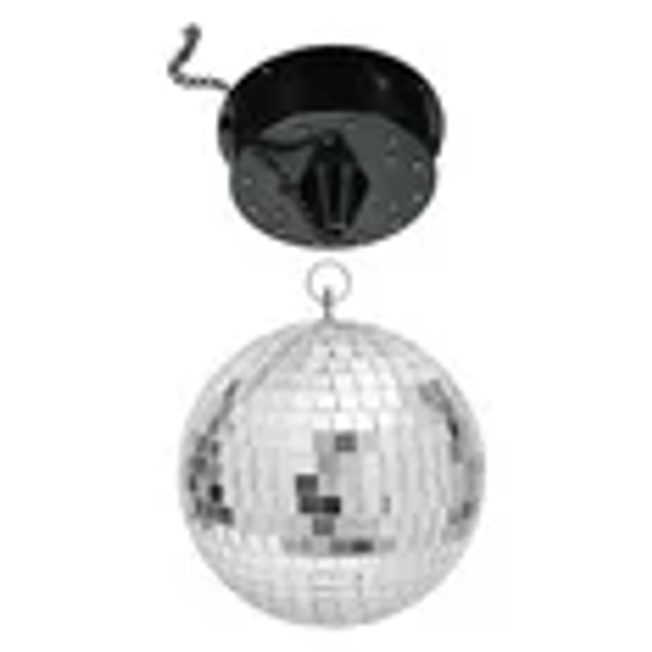 Tachiuwa Rotating Mirror Disco Ball Motor Hanging DJ Mirror Reflection Ball Lighting - with Ball
