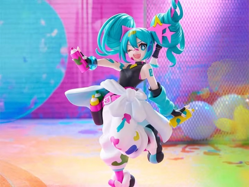 Vocaloid Trio-Try-iT Hatsune Miku (Paint Girl) Figure - Ediya Shop | Actionfigurer, figuriner & figurer från anime & manga