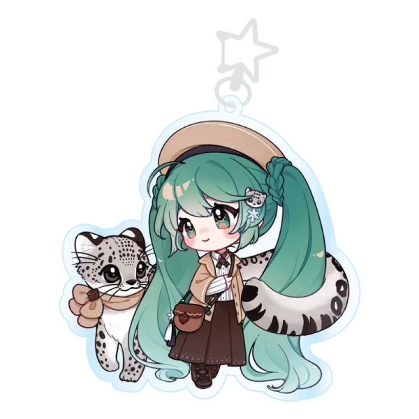 Hatsune Miku Acrylic Keychain Winter Time 