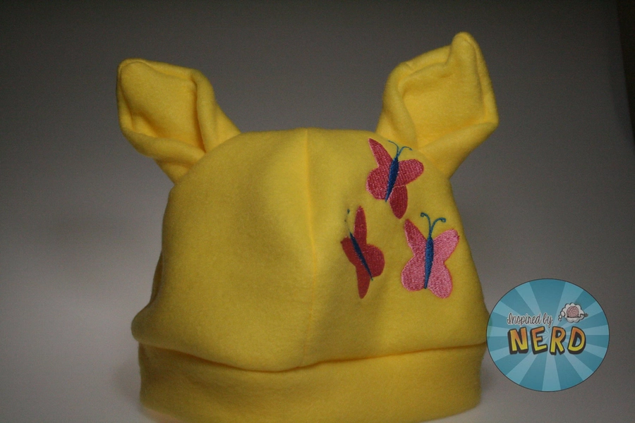 Yellow Fluttershy Cutie Mark With Ears Embroidered Fleece Beanie - Adult - Etsy Canada