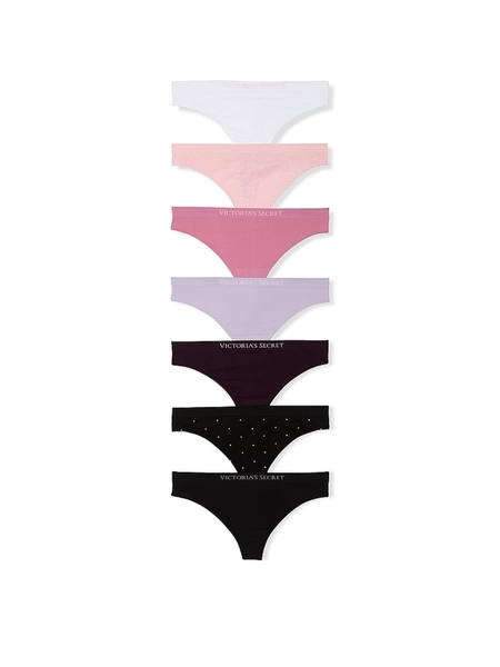 White/Pink/Purple/Black 7 Pack Knickers