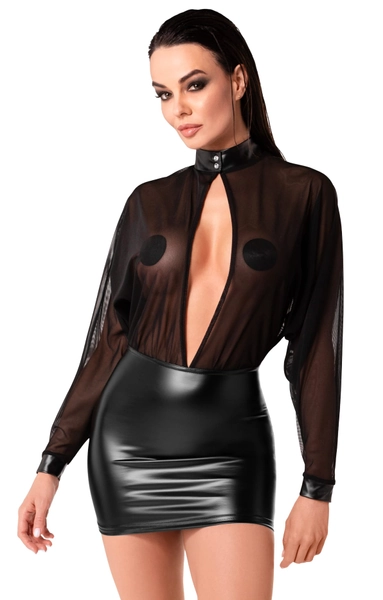 Opium Mini Dress – Dark Allure, Double Impact - Kinky Emporium Clothing